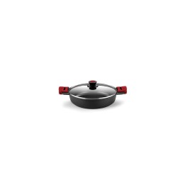 BRA Premiere A410524 cacerola Alrededor Negro, Rojo