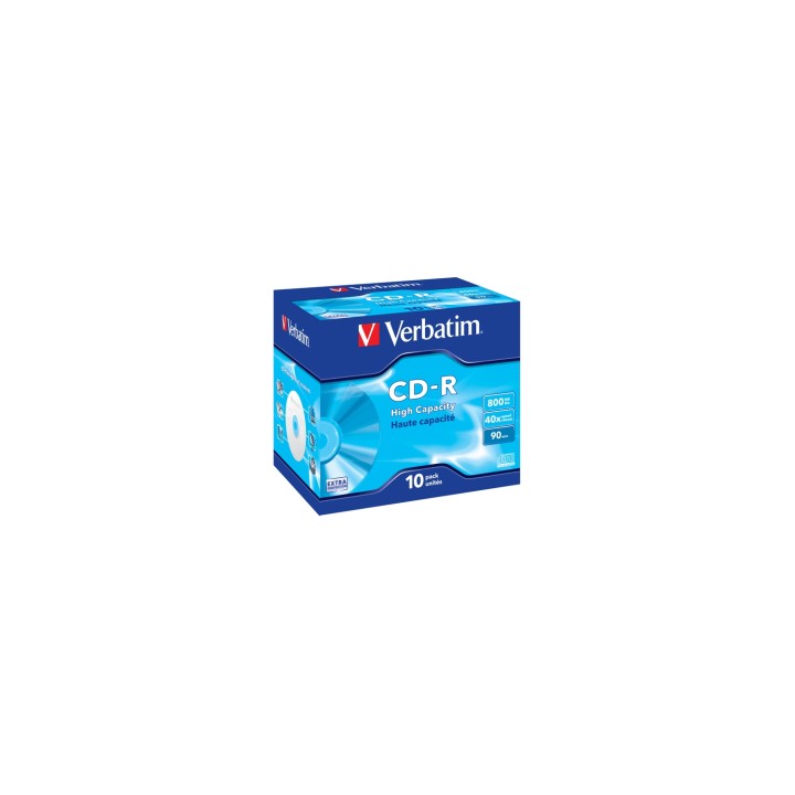 Verbatim CD-R High Capacity 800 MB 40x 10 pieza(s)