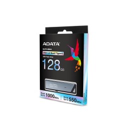 ADATA UE800 unidad flash USB 128 GB USB Tipo C 3.2 Gen 2 (3.1 Gen 2) Plata