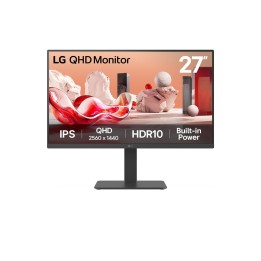 LG 27BA45QB-B.AEU pantalla para PC 68,6 cm (27") 2560 x 1440 Pixeles Quad HD LCD Negro