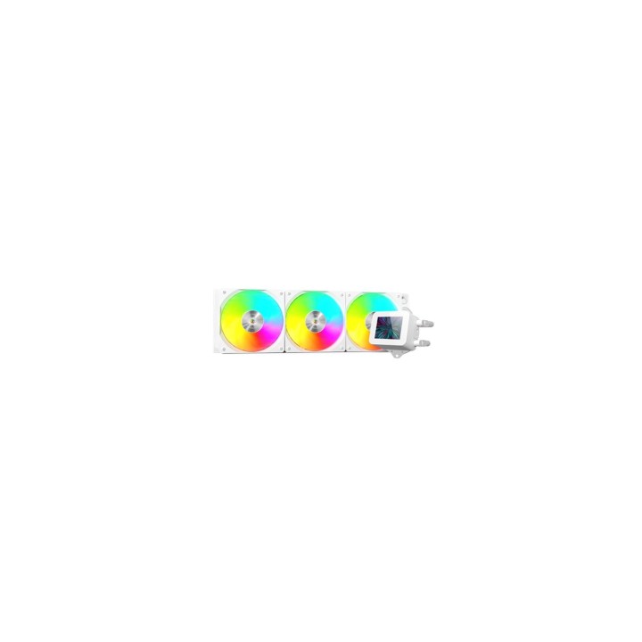 Mars Gaming ML-VISION360W Procesador Sistema de refrigeración líquida todo en uno 12 cm Blanco