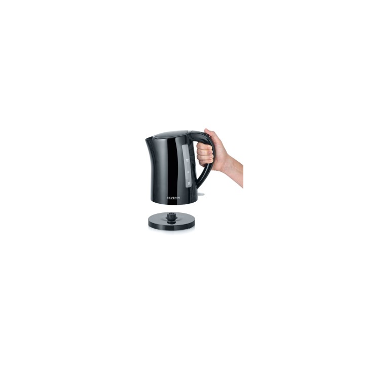 Severin WK 3498 tetera eléctrica 1,5 L 2200 W Negro