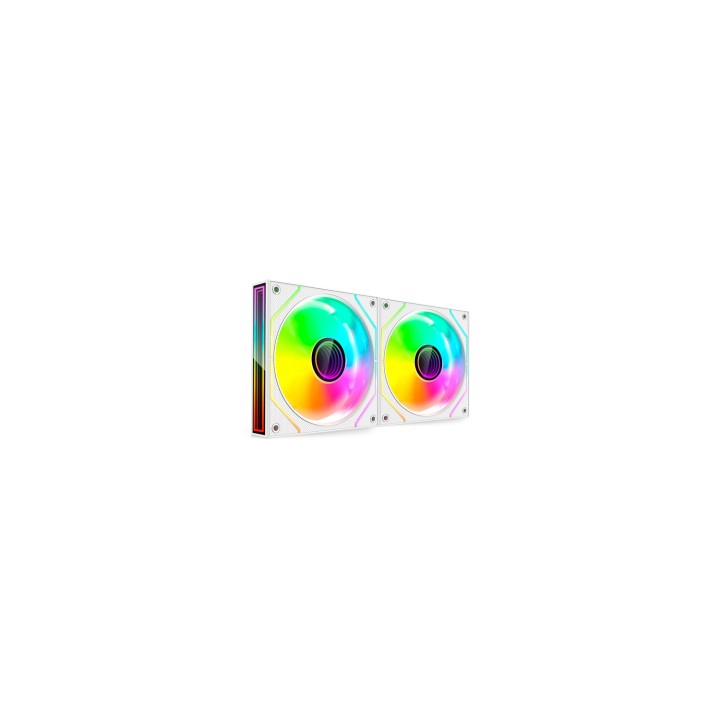 Mars Gaming MF3DPROX2W sistema de refrigeración para ordenador Carcasa del ordenador Ventilador 12 cm Blanco