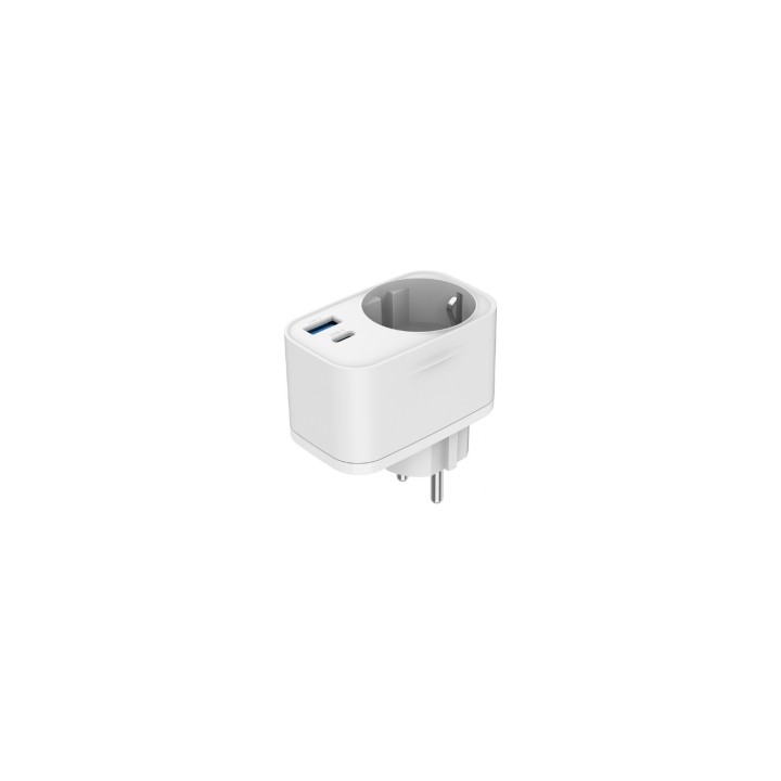 Gembird TA-ACPDQC20-01-W cargador de dispositivo móvil Universal Blanco Corriente alterna Carga rápida Interior