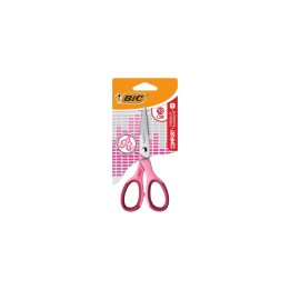 BIC 9262781 tijera de escritorio y manualidades Corte recto Rosa