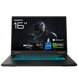 GIGABYTE GAMING A16 CWH Portátil Gaming - 16,0“, 165Hz WQXGA, Intel Core i7-13620H, NVIDIA RTX 5070, 32GB DDR5 5200MHz, 1TB