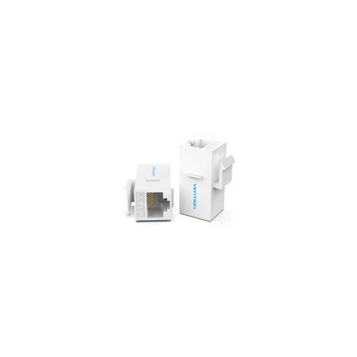 Vention Adaptador Conector RJ45 VDD-B07-W Cat5 UTP/ RJ45 Hembra - RJ45 Hembra/ Blanco