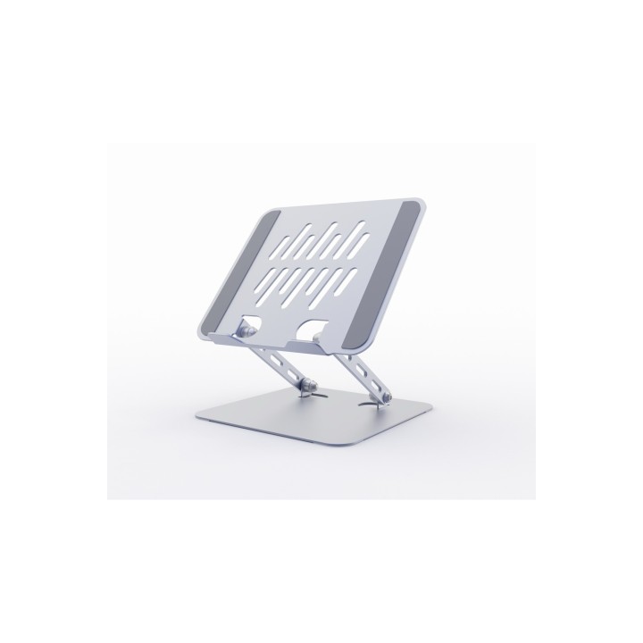 Gembird NBS-D1-04 soporte para monitor 39,6 cm (15.6") Escritorio Plata