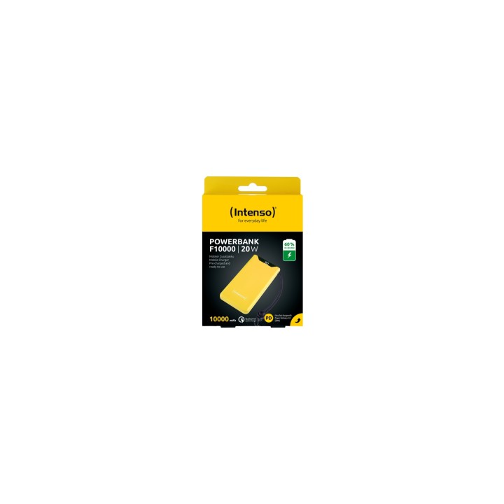 Intenso 7332039 batería externa Polímero de litio 10000 mAh Amarillo