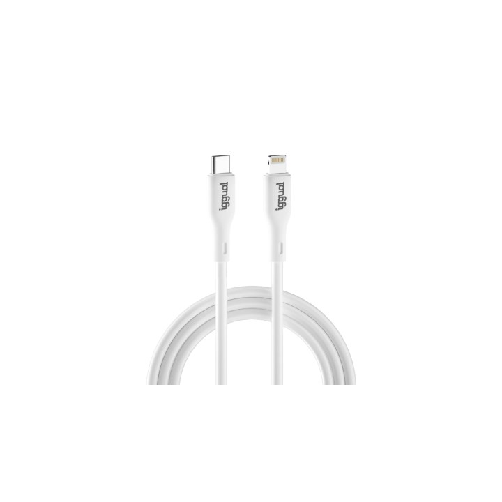 iggual IGG317761 cable de conector Lightning 1 m Blanco