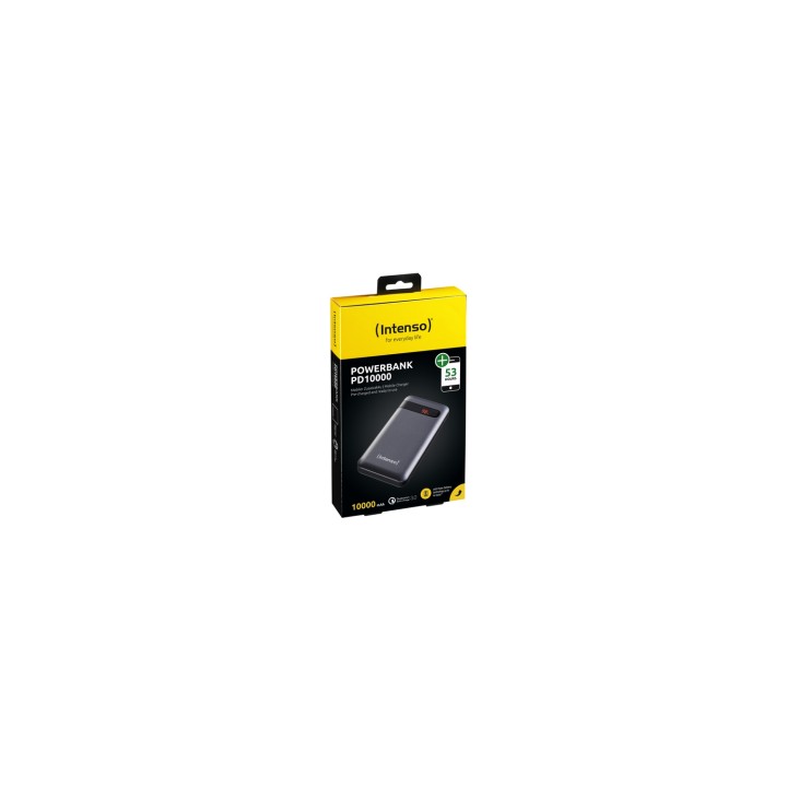 Intenso PD10000 Polímero de litio 10000 mAh Antracita