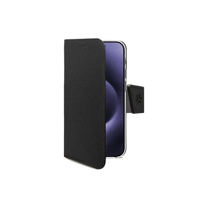 Celly WALLY1081 funda para teléfono móvil 17,5 cm (6.9") Funda cartera Negro