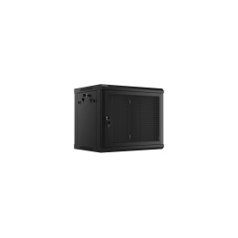 Lanberg WF01-6409-23B armario rack 9U Bastidor de pared Negro