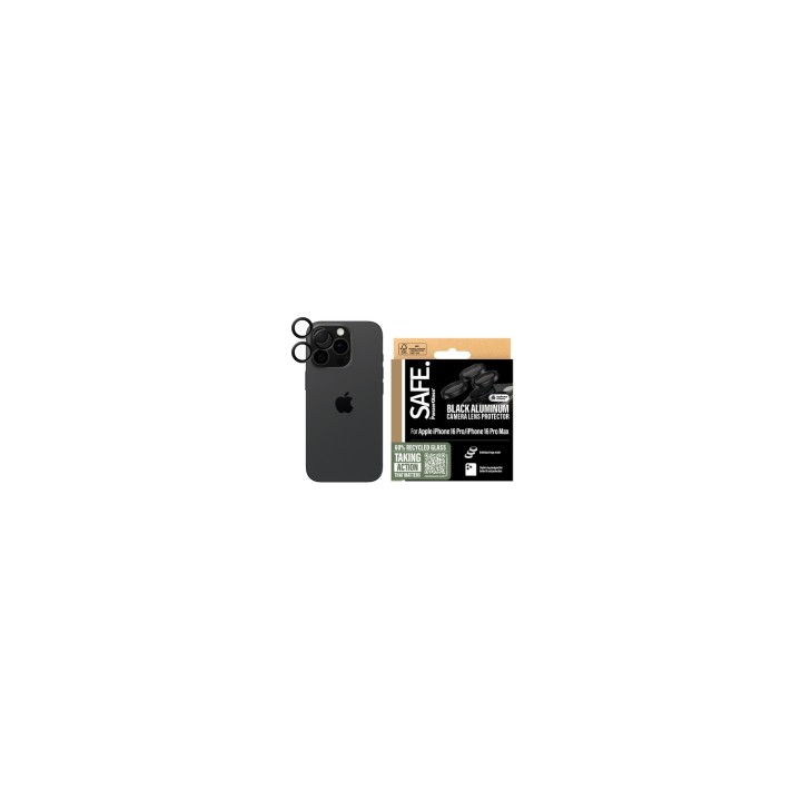 PanzerGlass SAFE. by ® Camera Lens Protector Black iPhone iPhone 16 Pro | 16 Pro Max Protector de pantalla Apple 1 pieza(s)