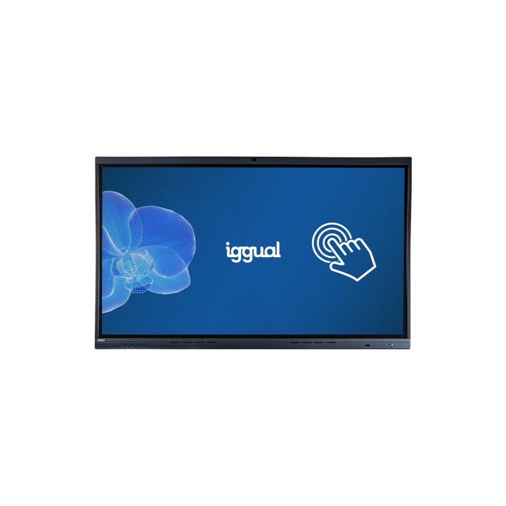 iggual ORCHID 75 Panel plano interactivo 190,5 cm (75") LED Wifi 400 cd / m² 4K Ultra HD Negro Pantalla táctil Procesador