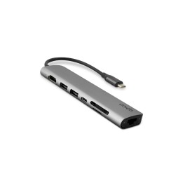 Epico 9915112100071 hub de interfaz USB Tipo C 5000 Mbit/s Gris