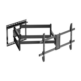 AISENS Soporte Eco Giratorio, Inclinable y Nivelable para Monitor/TV 60kg de 43"-90", Negro