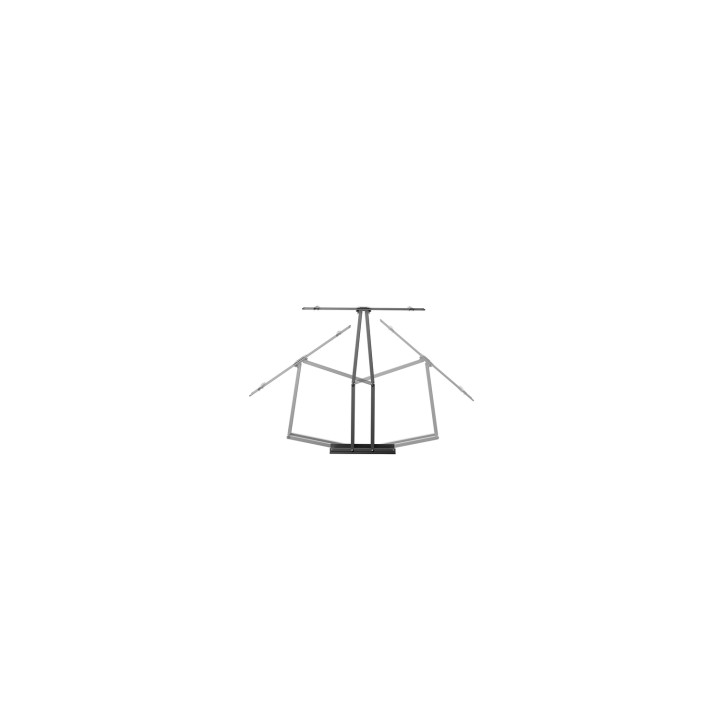 AISENS Soporte Eco Giratorio, Inclinable y Nivelable para Monitor/TV 60kg de 43"-90", Negro