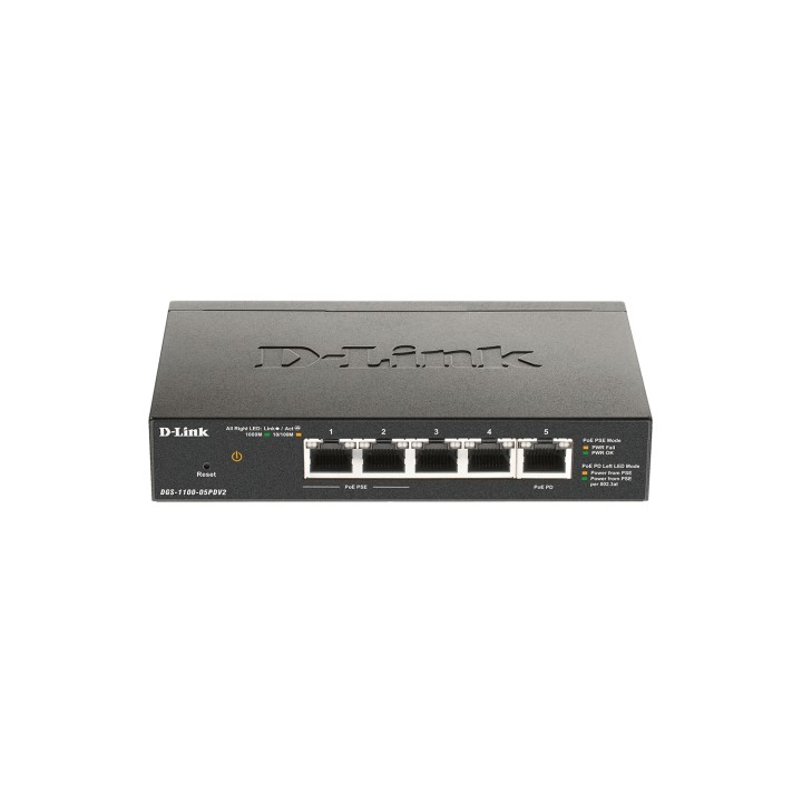 D-Link switch Gestionado Gigabit Ethernet (10/100/1000) EnergÍ­a sobre Ethernet (PoE) Negro