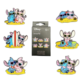 Blind Box Mystery Enamel Pin Stitch & Angel Stitch Disney Loungefly surtido