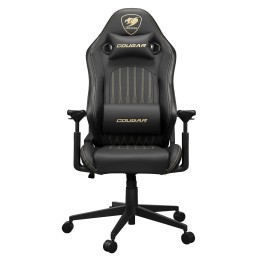 COUGAR Gaming CGR-EXP-ROB Silla para videojuegos de PC Asiento acolchado tapizado Negro, Oro