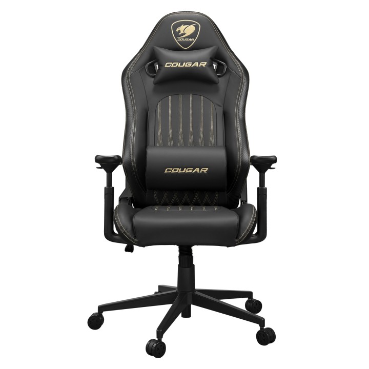 COUGAR Gaming CGR-EXP-ROB Silla para videojuegos de PC Asiento acolchado tapizado Negro, Oro
