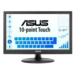 ASUS Touch VT169HE pantalla para PC 39,6 cm (15.6") 1920 x 1080 Pixeles Full HD LED Pantalla táctil Mesa Negro