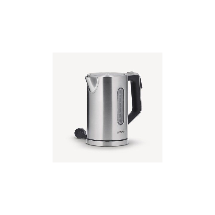 Severin 3418000 tetera eléctrica 1,7 L 3000 W Negro, Acero inoxidable