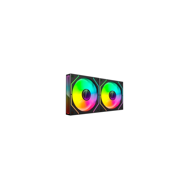 Mars Gaming MF3DPROX2 sistema de refrigeración para ordenador Carcasa del ordenador Ventilador 12 cm Negro