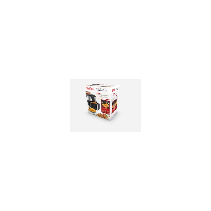 Tefal Easy Fry EY701D Sencillo 5,6 L Independiente 1850 W Freidora de aire caliente Negro, Acero inoxidable