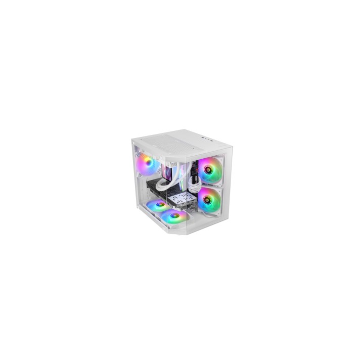 Mars Gaming MC-3TLITEW Mini Tower Blanco