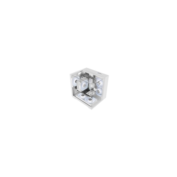 Mars Gaming MC-VISIONMW Mini Tower Blanco