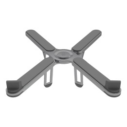 Celly SWMAGICSTANDX soporte para ordenador portátil Soporte para ordenador portátil y tableta Gris Oscuro 40,6 cm (16")