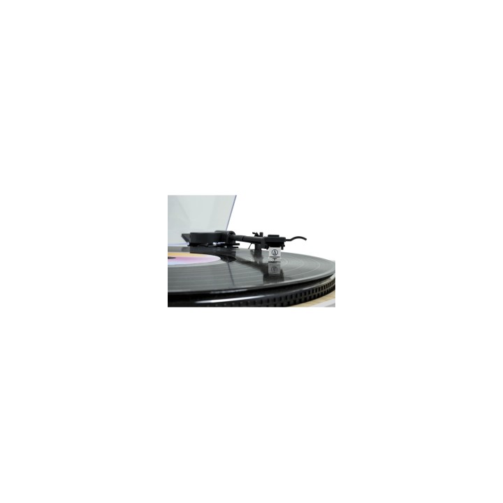 Thomson TT300 Tocadiscos de tracción por correa Blanco, Madera
