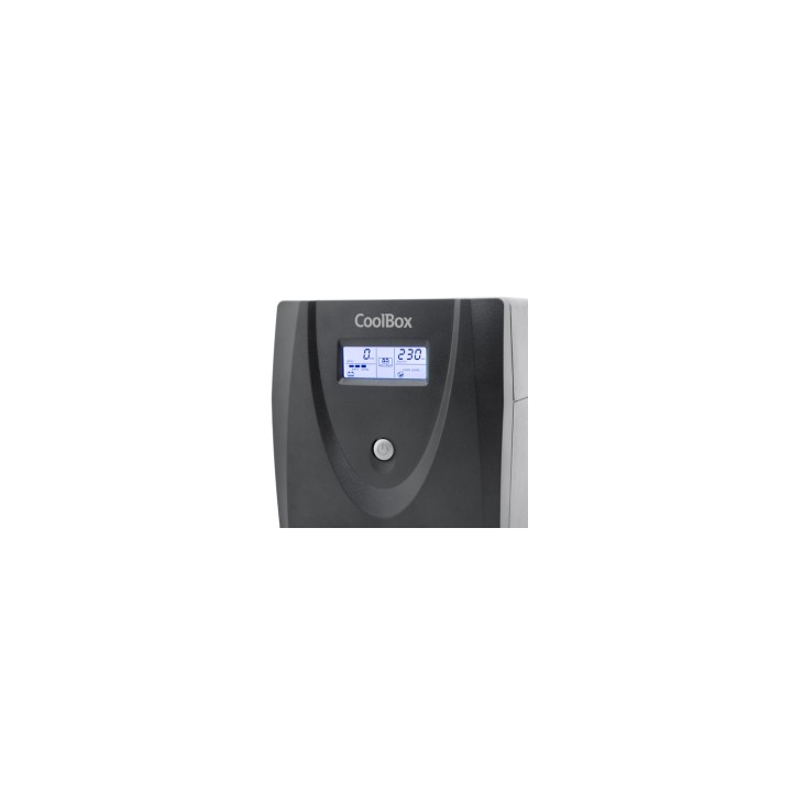 CoolBox SAI Guardian 3 LCD 800VA 480W 2 Schukos + Software