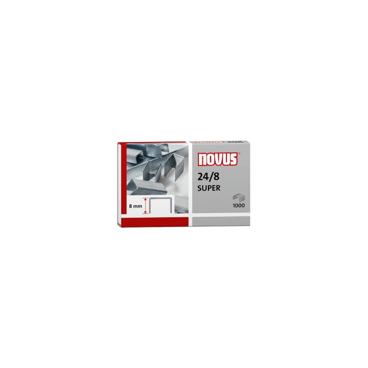 Novus 24/8 SUPER Paquete de grapas 1000 grapas