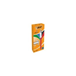 BIC 982877 bolígrafo Negro, Azul, Verde, Rojo Bolígrafo de punta retráctil con pulsador Medio 12 pieza(s)