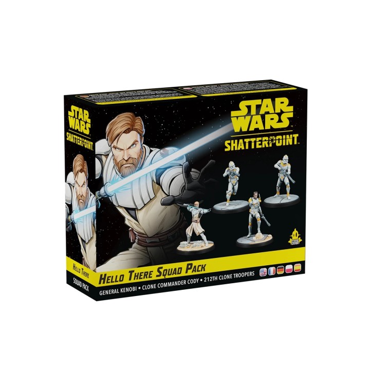 Atomic Mass Games Star Wars Shatterpoint - Hello There: General Obi-Wan Kenobi Squad Pack Figura
