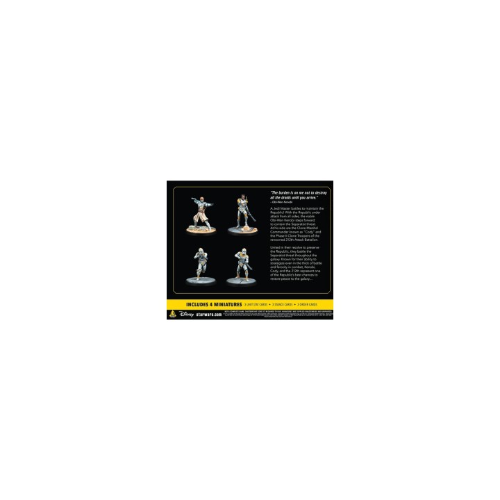 Atomic Mass Games Star Wars Shatterpoint - Hello There: General Obi-Wan Kenobi Squad Pack Figura
