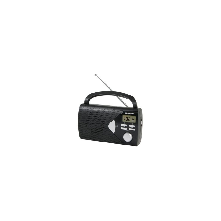 Metronic 477205 radio Portátil Digital Negro