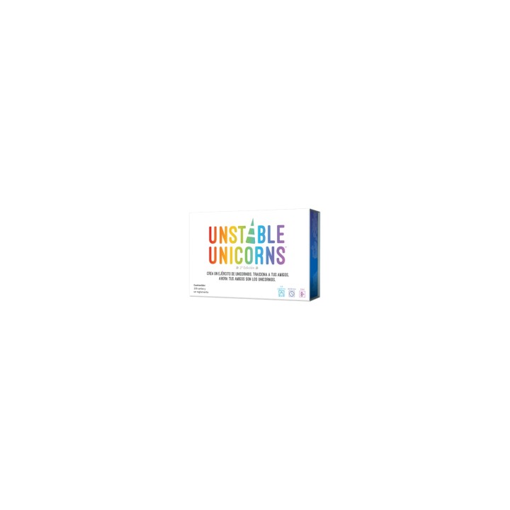 Asmodee TEEUU01ES juego de tablero Unstable Unicorns Juego De Cartas Estrategia