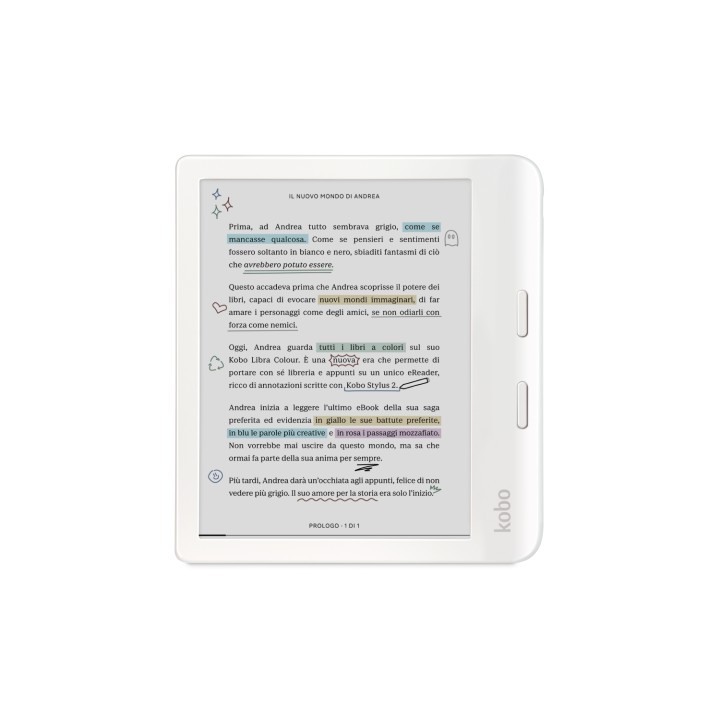 Rakuten Kobo Libra Colour lectore de e-book Pantalla táctil 32 GB Wifi Blanco