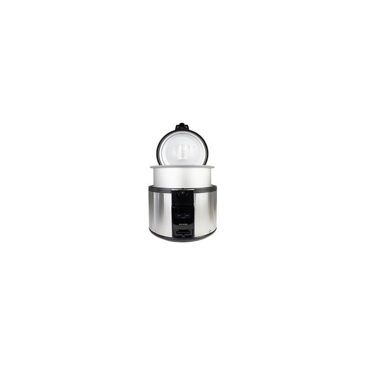 Cuckoo SR-4600 arrocera 4,6 L Negro, Acero inoxidable