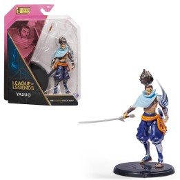 League of Legends , figura coleccionable de Yasuo de 10,2 cm con detalles de gran calidad y un accesorio de espada, Colección