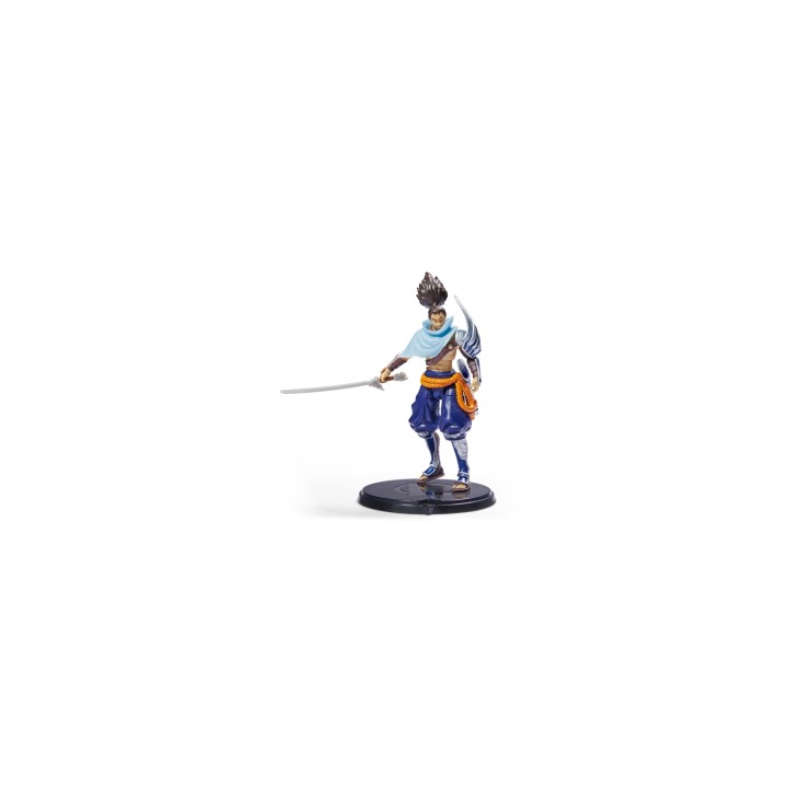 League of Legends , figura coleccionable de Yasuo de 10,2 cm con detalles de gran calidad y un accesorio de espada, Colección