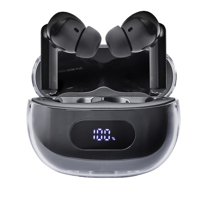 Intenso Buds Earphone Plus T310AE Black Auriculares True Wireless Stereo (TWS) Dentro de oído Llamadas/Música/Deporte/Uso