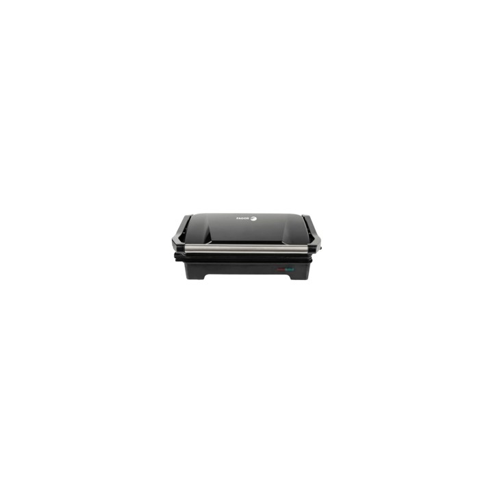 Fagor EasyGrill sandwichera 1200 W Negro, Acero inoxidable