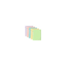 Oxford 400187619 carpeta Polipropileno (PP) Azul, Verde, Rosa, Púrpura, Amarillo A4