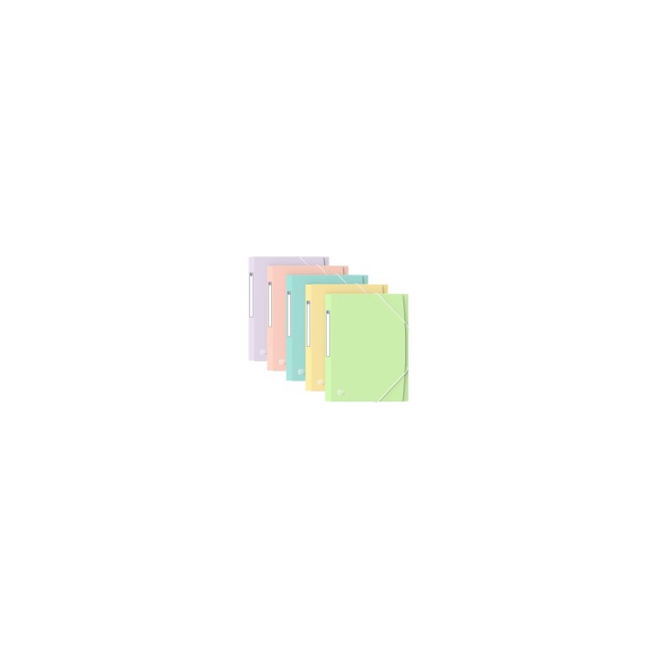 Oxford 400187619 carpeta Polipropileno (PP) Azul, Verde, Rosa, Púrpura, Amarillo A4