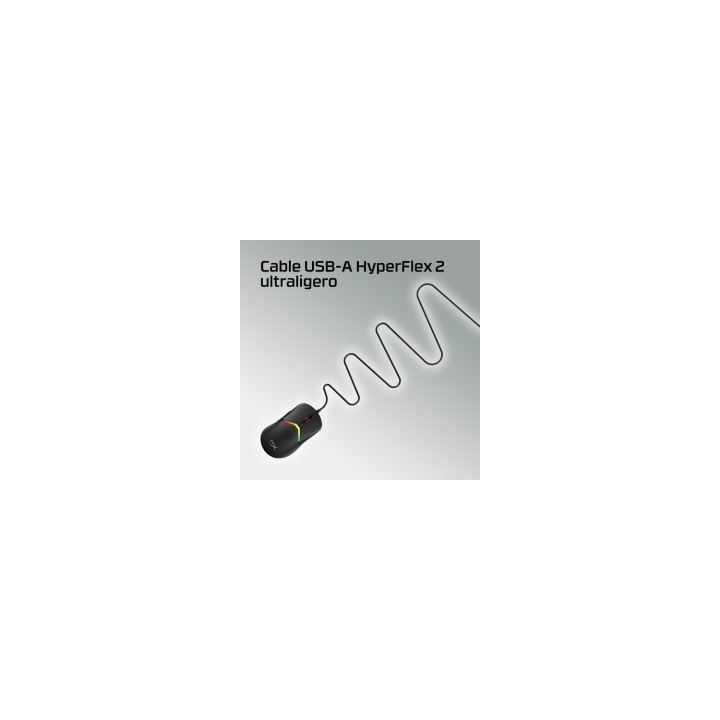 HyperX Pulsefire Fuse: ratón gaming inalámbrico (negro)